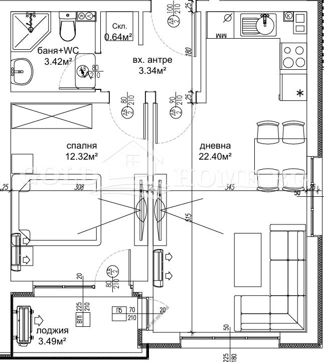 Продава 2-СТАЕН, гр. Пловдив, Остромила, снимка 2 - Апартаменти - 54274086