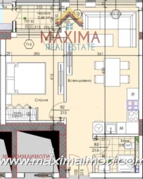 Продава 2-стаен град Пловдив Тракия - [1] 