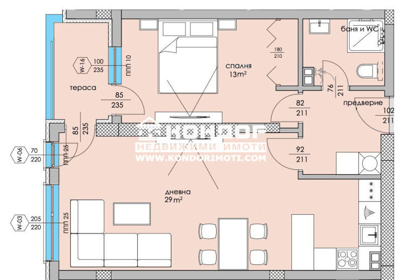 In vendita  1 camera da letto Plovdiv , Tsentar , 75 mq | 12670168 - Immagine [8]