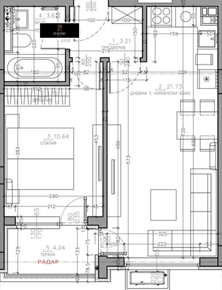 Продава 2-СТАЕН, гр. София, Малинова долина, снимка 10 - Aпартаменти - 49051061