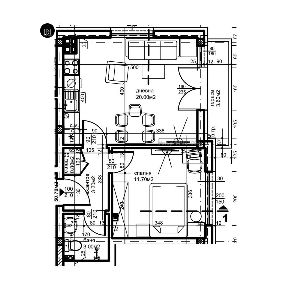 Продава 2-СТАЕН, гр. Пловдив, Прослав, снимка 2 - Апартаменти - 54039806