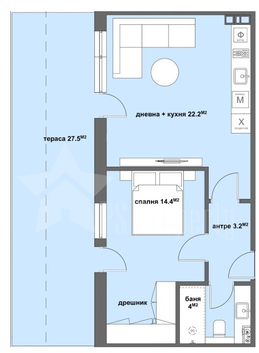 Продава 2-СТАЕН, гр. Стара Загора, Железник - изток, снимка 2 - Апартаменти - 52826615