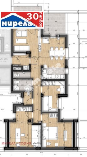 Продава 4-стаен град София Левски В - [1] 