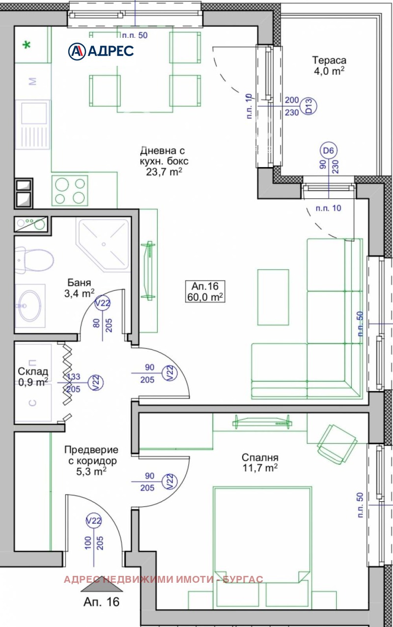 Satılık  1 yatak odası bölge Burgaz , Pomorie , 67 metrekare | 14850819 - görüntü [4]