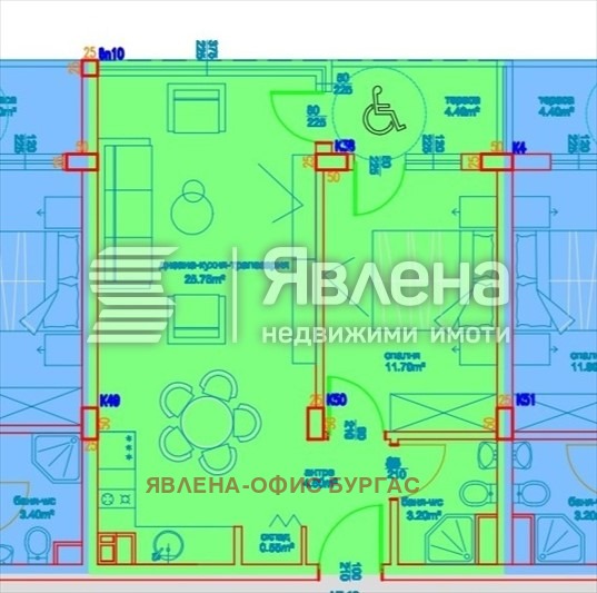Продава 2-СТАЕН, гр. Бургас, Славейков