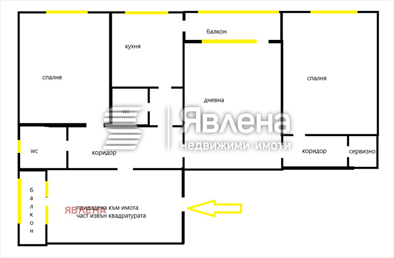 Продава 3-СТАЕН, гр. София, Красна поляна 1, снимка 16 - Апартаменти - 53126419
