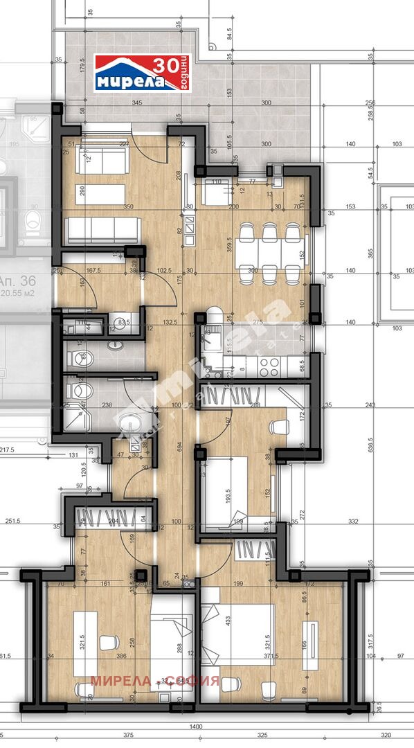 Продава  4-стаен, град София, Левски В •  235 740 EUR • ID 34175410 — holmes.bg - [1] 
