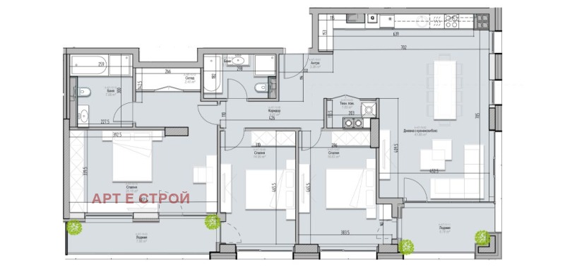 Продава 4-СТАЕН, гр. София, Кръстова вада, снимка 3 - Апартаменти - 53269089