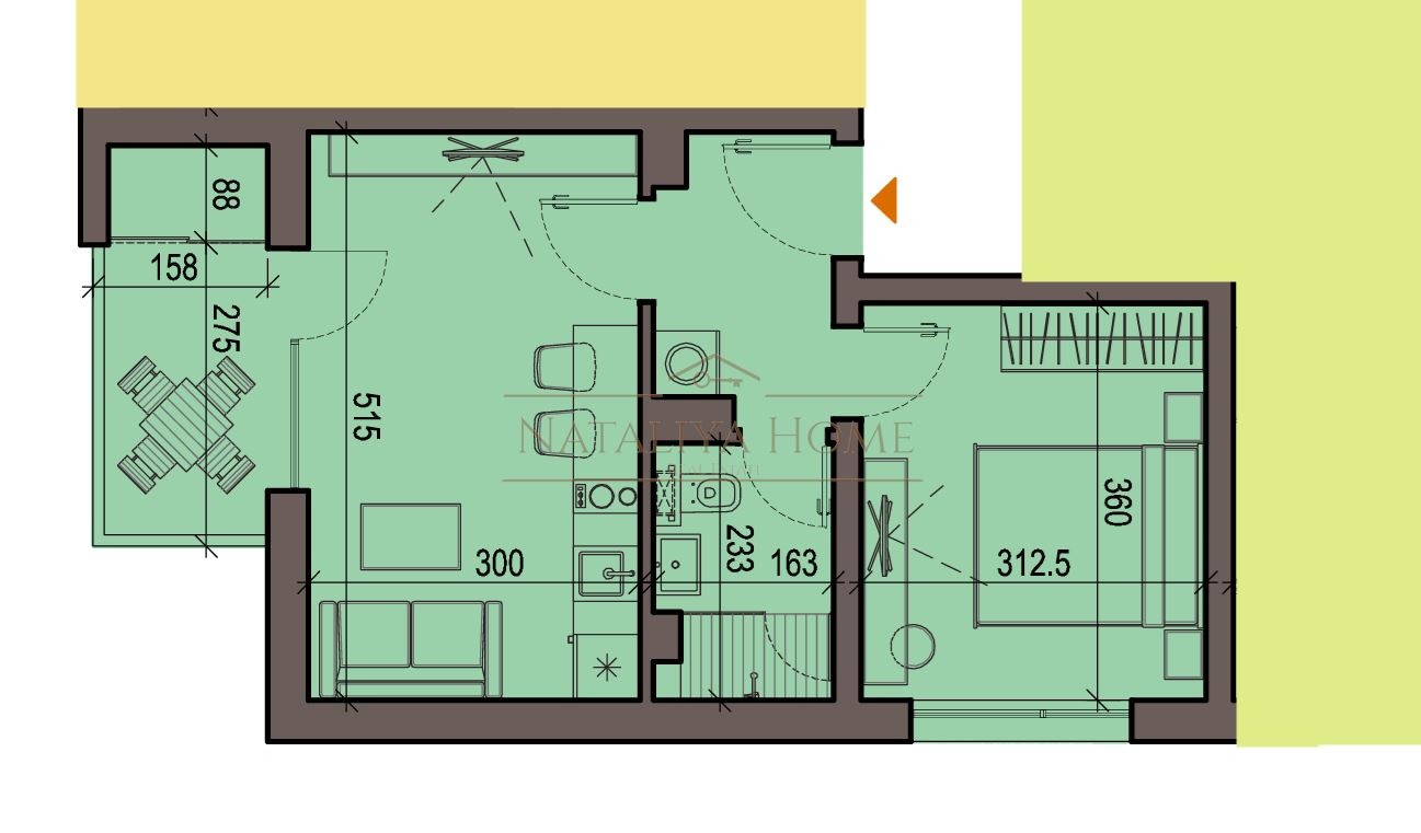Продава 2-СТАЕН, гр. Бургас, Сарафово, снимка 2 - Апартаменти - 54234335