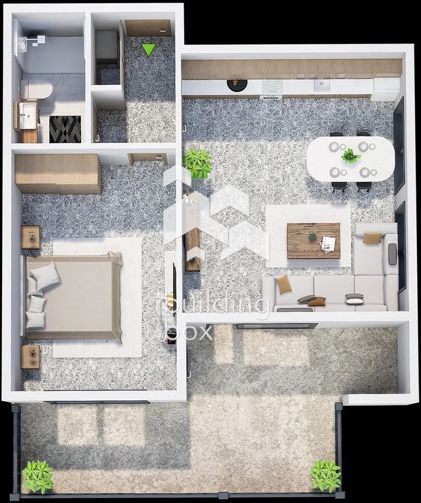 Продава 2-СТАЕН, гр. Пловдив, Христо Смирненски, снимка 2 - Апартаменти - 54541706