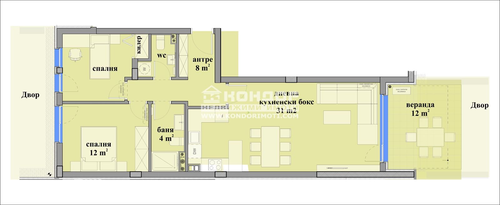 Продава 3-СТАЕН, гр. Пловдив, Тракия, снимка 2 - Апартаменти - 49953701