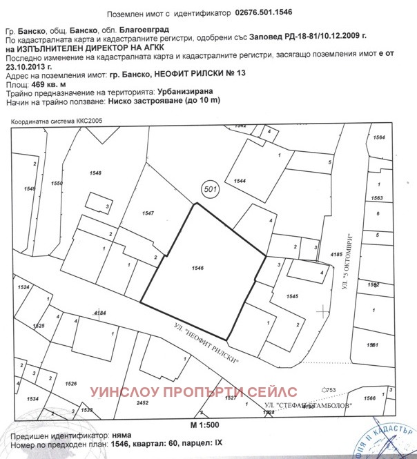 Продава ПАРЦЕЛ, гр. Банско, област Благоевград, снимка 2 - Парцели - 55842932