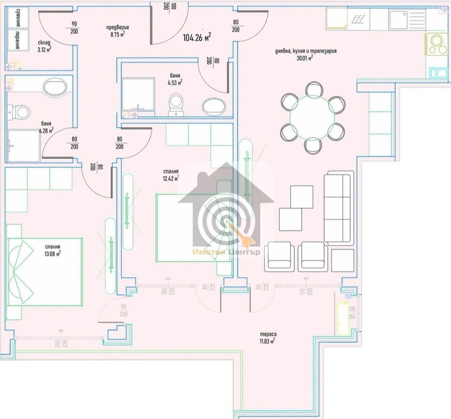 Продава 3-СТАЕН, гр. София, Малинова долина, снимка 2 - Апартаменти - 52389069