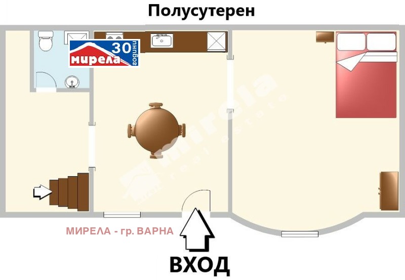 For Sale  1 bedroom Varna , Tsentar , 40 sq.m | 25969073 - image [3]