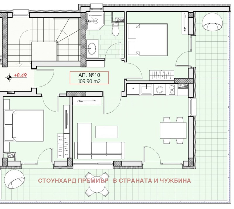 Na prodej  2 ložnice oblast Burgas , Sveti Vlas , 109 m2 | 65123245 - obraz [2]