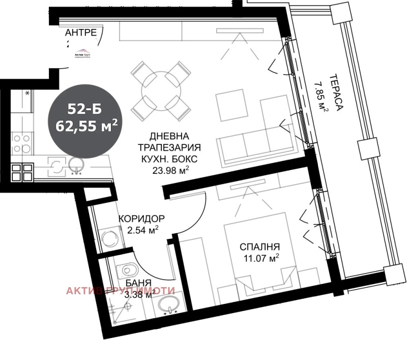 Продава 2-СТАЕН, гр. София, Витоша, снимка 7 - Апартаменти - 52478118