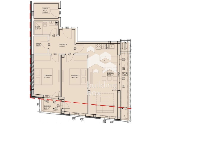 Продава 3-СТАЕН, гр. Варна, Изгрев, снимка 3 - Aпартаменти - 47591116