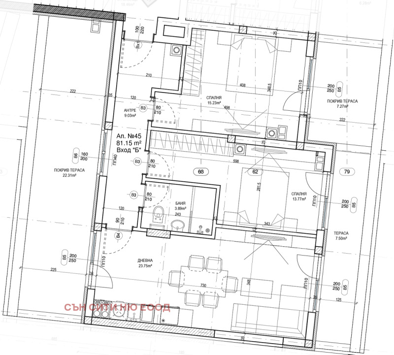 На продаж  2 спальні София , Манастирски ливади , 97 кв.м | 32013646 - зображення [3]