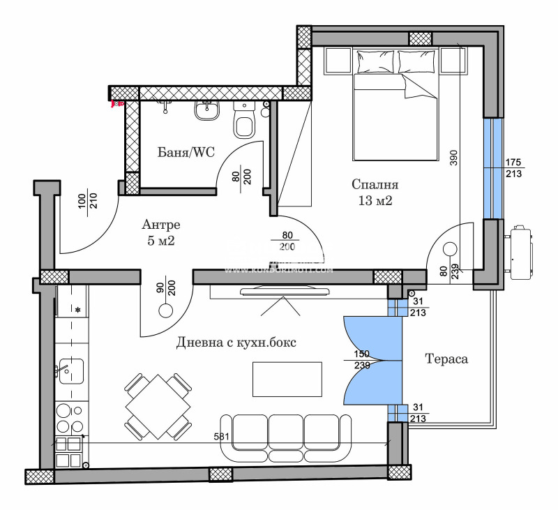 Продава  2-стаен град Пловдив , Център , 74 кв.м | 94115467 - изображение [5]