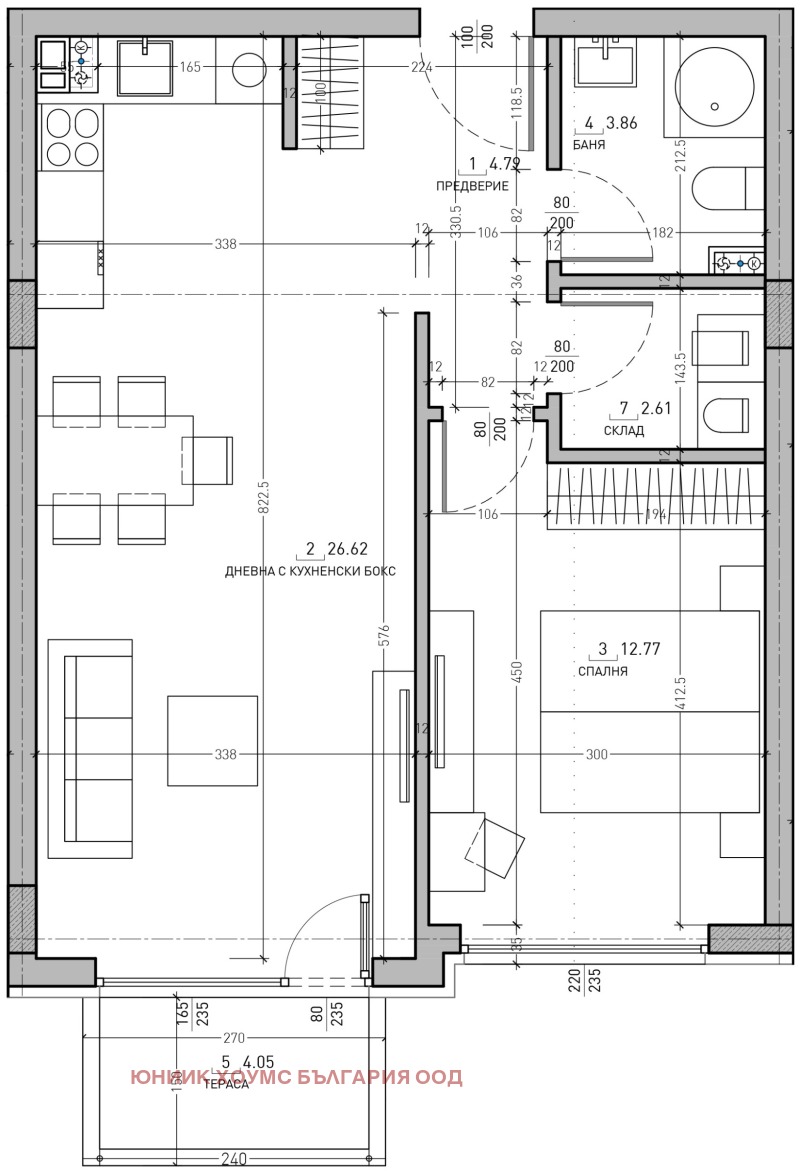 À venda  1 quarto Sofia , Malinova dolina , 76 m² | 63576963 - imagem [9]