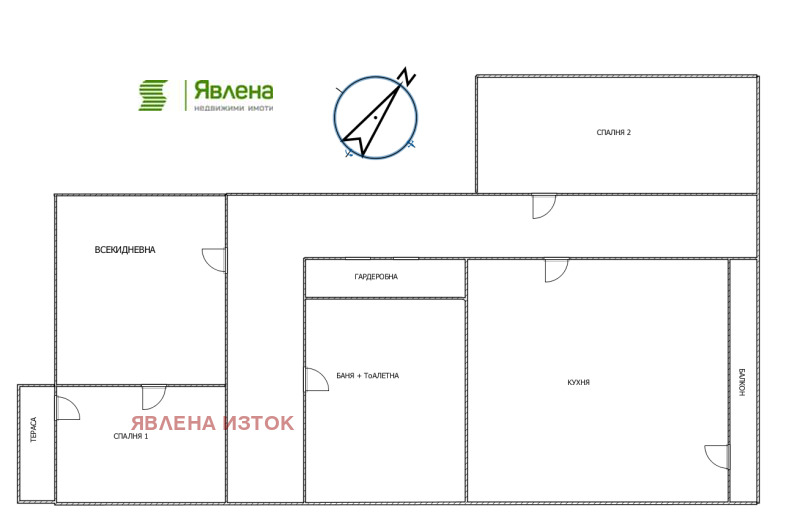 Продава 3-СТАЕН, гр. София, Стрелбище, снимка 4 - Апартаменти - 53257401