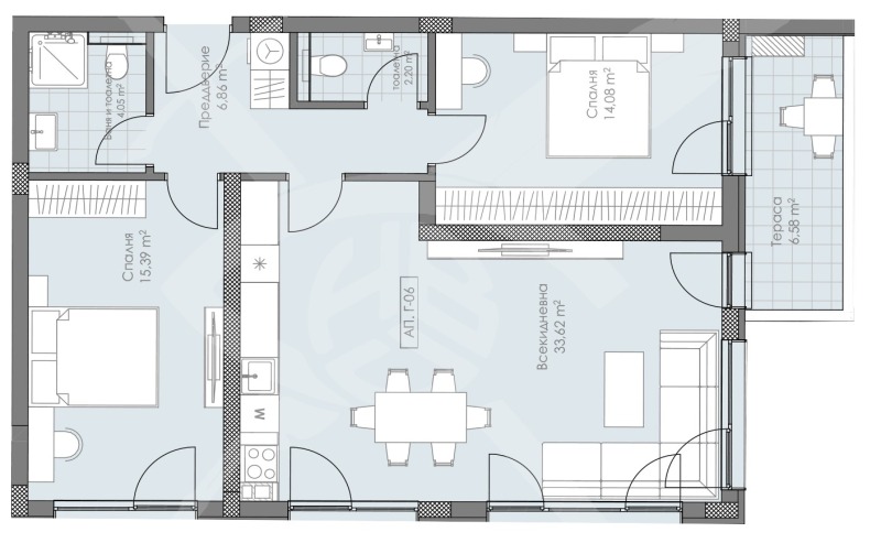 En venta  1 dormitorio Plovdiv , Ostromila , 112 metros cuadrados | 55116750