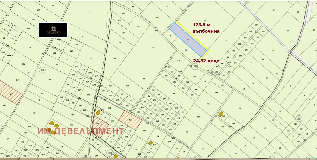 Продава ПАРЦЕЛ, с. Гурмазово, област София област, снимка 2 - Парцели - 51602369