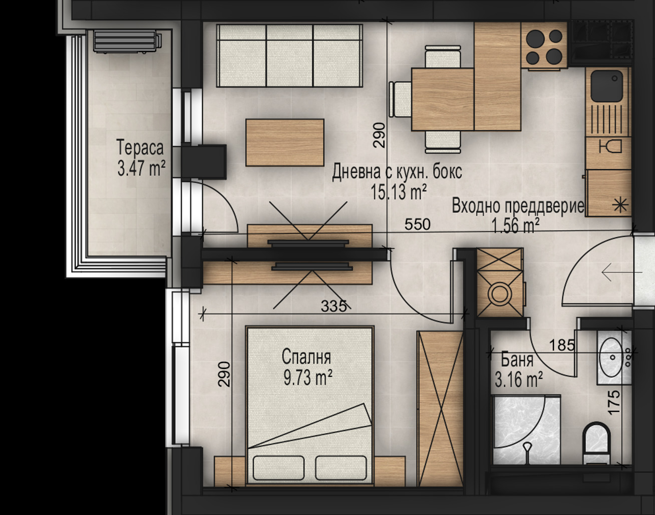 Продава 2-СТАЕН, гр. София, Изгрев, снимка 8 - Апартаменти - 54447833