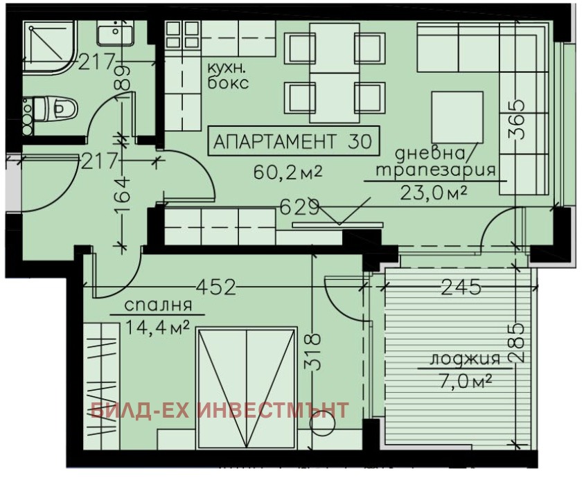Продава 2-СТАЕН, гр. София, Манастирски ливади, снимка 6 - Апартаменти - 54501507