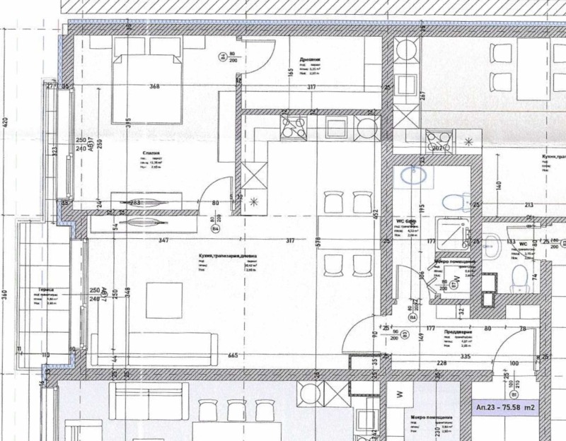 Till salu  1 sovrum Sofia , Mladost 2 , 88 kvm | 78118229 - bild [5]