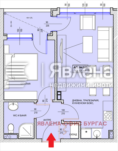 Продава 2-СТАЕН, гр. Поморие, област Бургас, снимка 2 - Апартаменти - 53251237