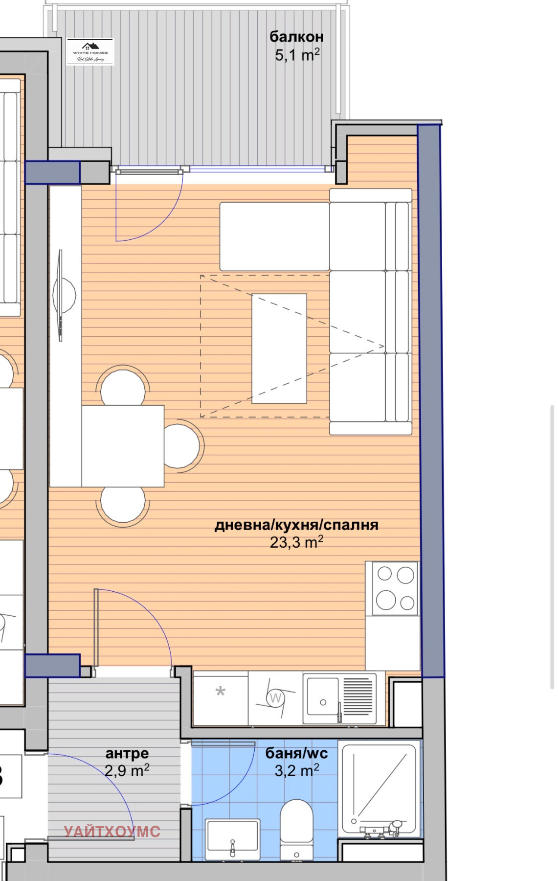 Продава 1-СТАЕН, гр. София, Малинова долина, снимка 9 - Апартаменти - 53947982