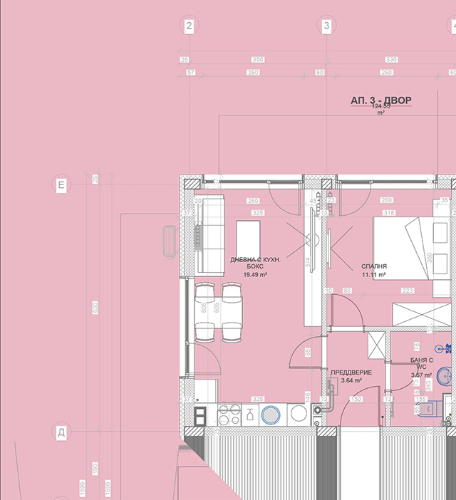 In vendita  1 camera da letto Sofia , Malinova dolina , 56 mq | 29739830 - Immagine [2]