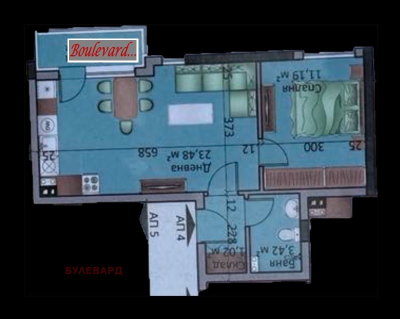 Zu verkaufen  1 Schlafzimmer Sofia , Ljulin - zentar , 61 qm | 63247257 - Bild [3]