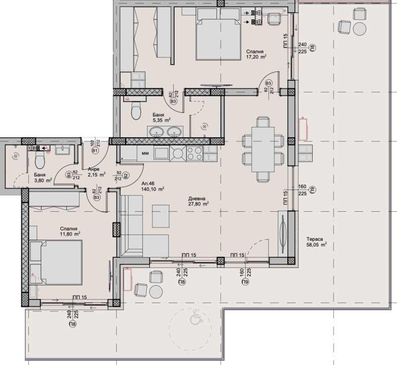 Продава  3-стаен град Пловдив , Христо Смирненски , 165 кв.м | 78523293 - изображение [2]