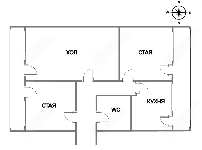Продава 3-СТАЕН, гр. София, Сухата река, снимка 9 - Апартаменти - 53169106