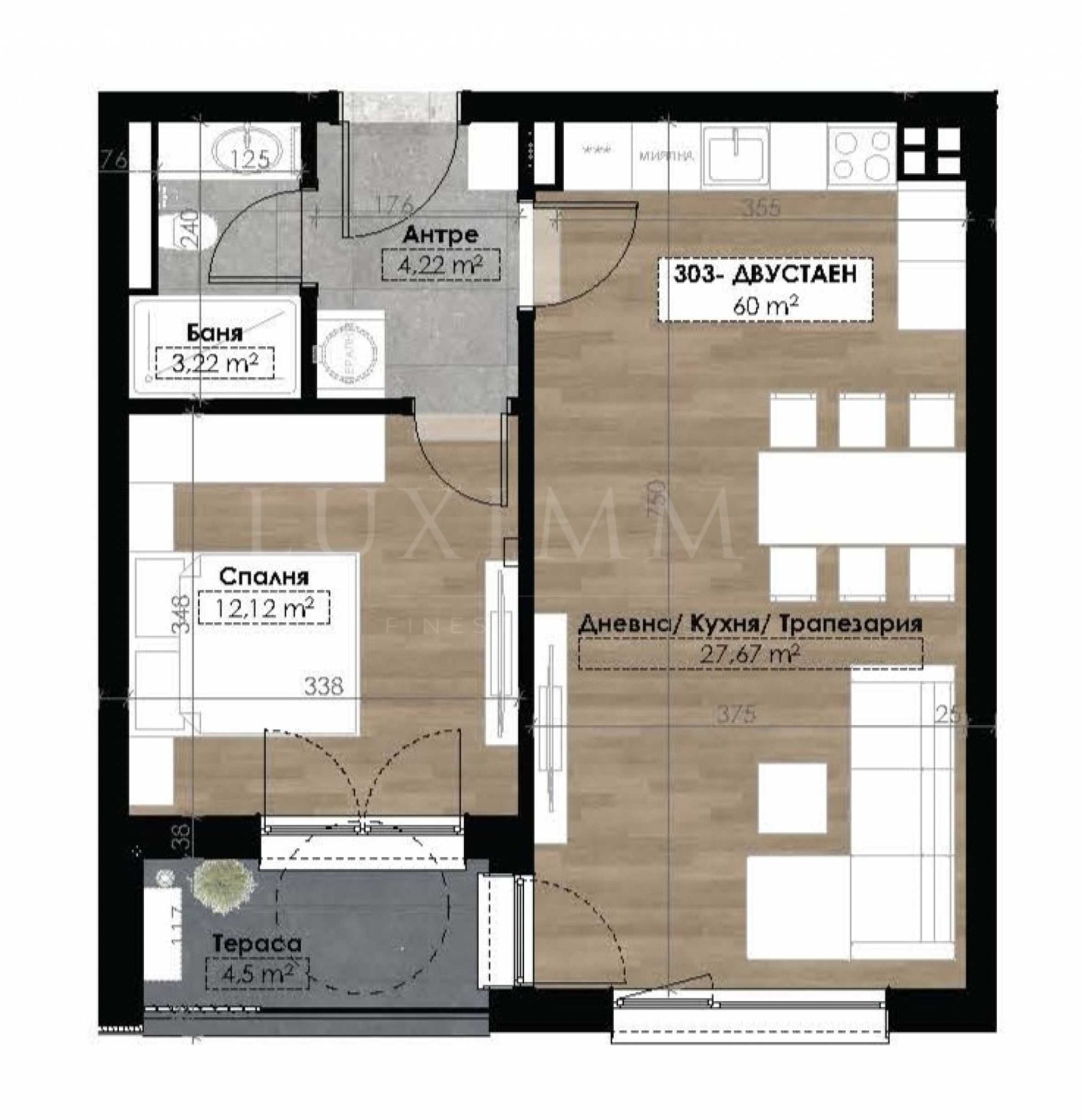 Продава 2-СТАЕН, гр. София, Витоша, снимка 3 - Апартаменти - 54251409