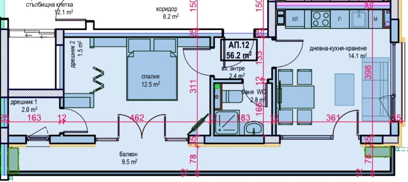 Продава  2-стаен област Бургас , гр. Приморско , 69 кв.м | 35817544 - изображение [11]