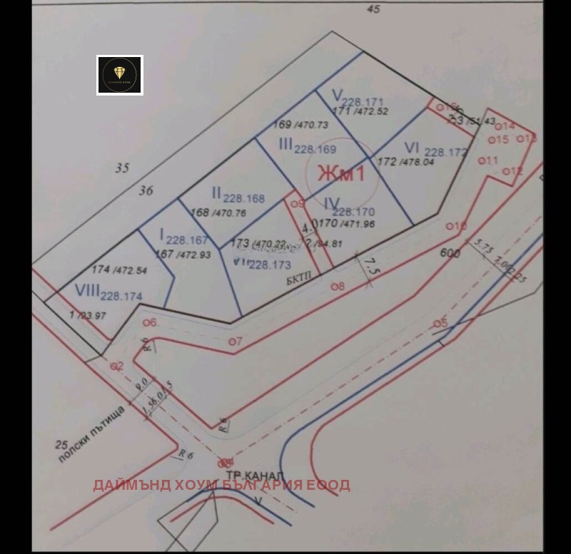 Eladó  Cselekmény Plovdiv , Proslav , 471 négyzetméter | 62431332