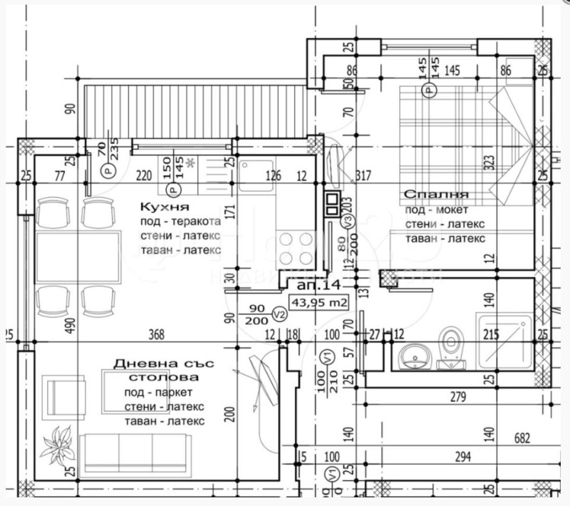Продава 2-СТАЕН в град Варна, Аспарухово - 53 кв.м / 75 000 € » 146 687.25 лв., HOME2U