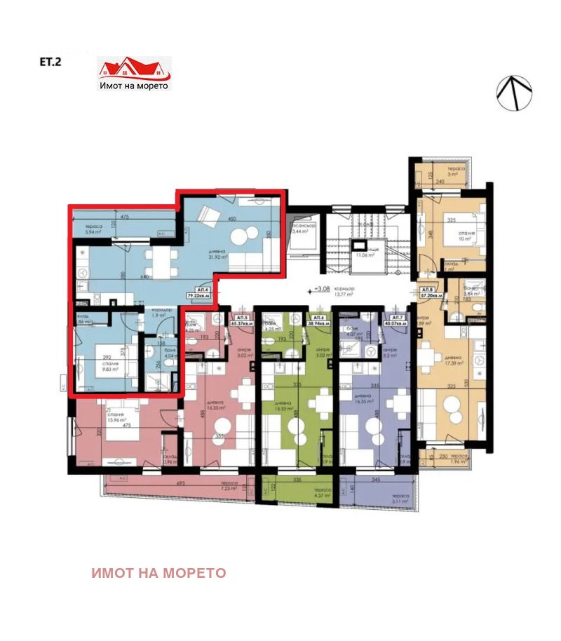 Продава 3-СТАЕН, гр. Созопол, област Бургас, снимка 5 - Aпартаменти - 48113021