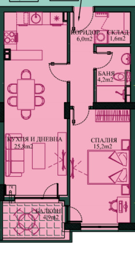 1 bedroom Malinova dolina, Sofia 6