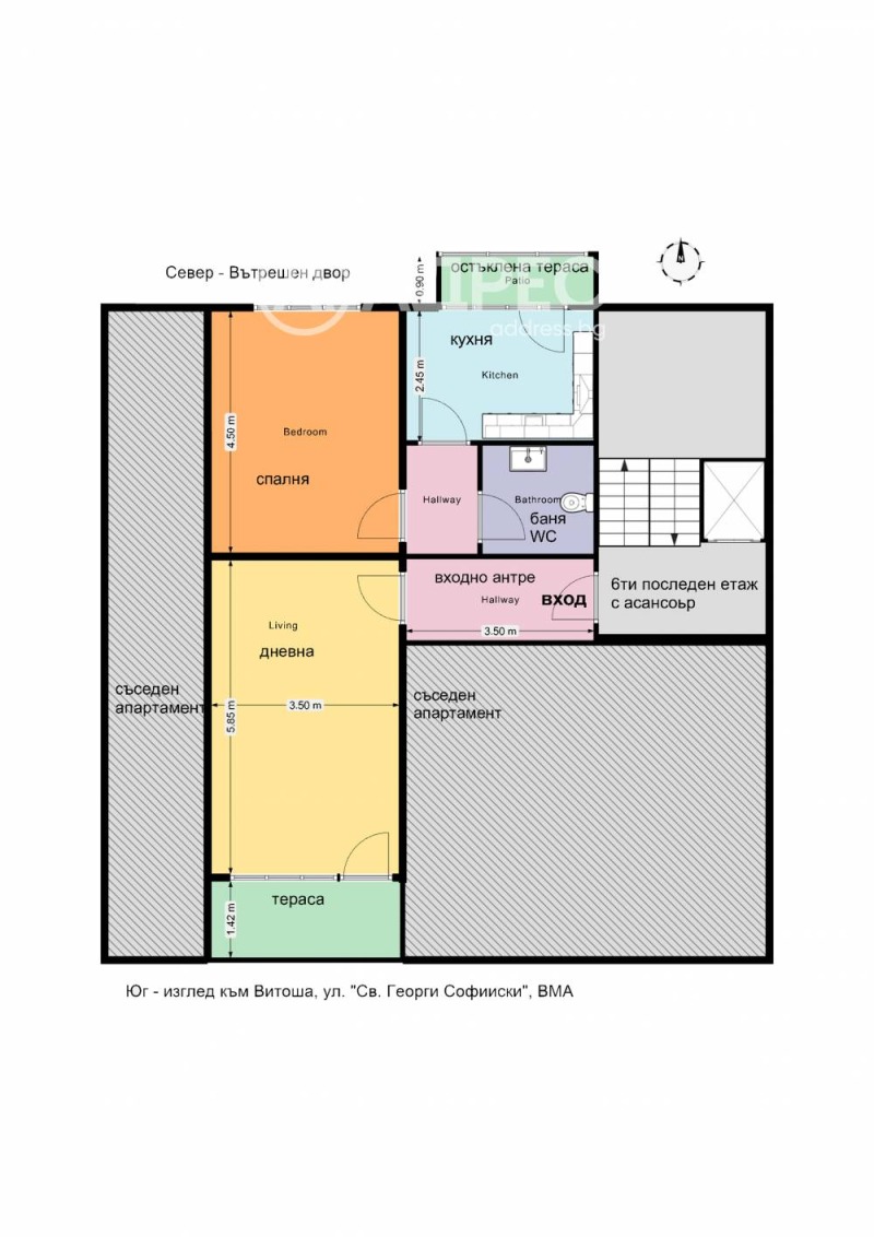 Satılık  1 yatak odası Sofia , Centar , 62 metrekare | 16215079 - görüntü [4]