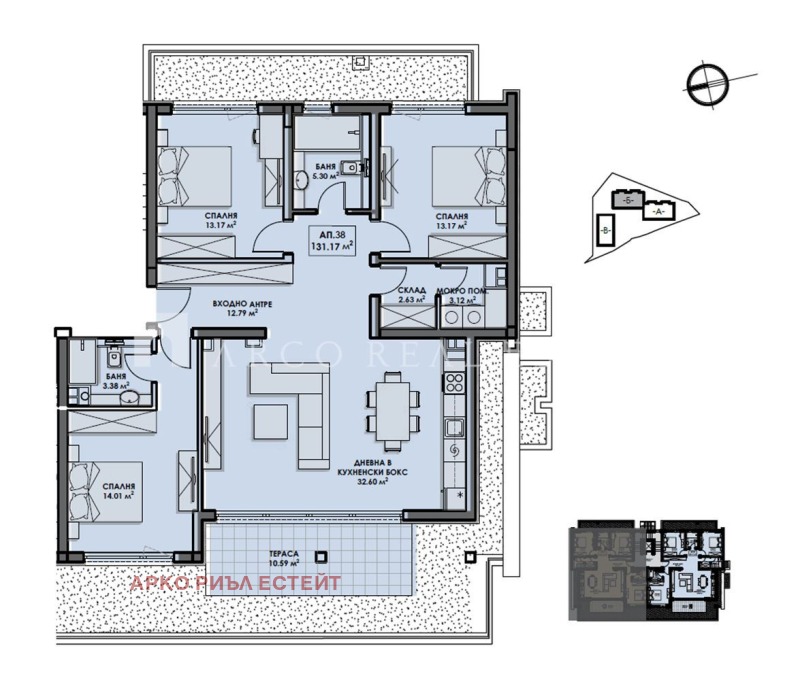 Продается  3 спальни София , Бистрица , 146 кв.м | 93099469 - изображение [2]