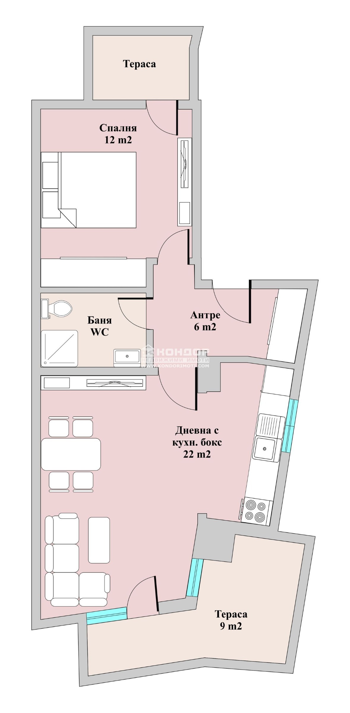 Продава 2-СТАЕН, гр. Пловдив, Кършияка, снимка 9 - Апартаменти - 53628795