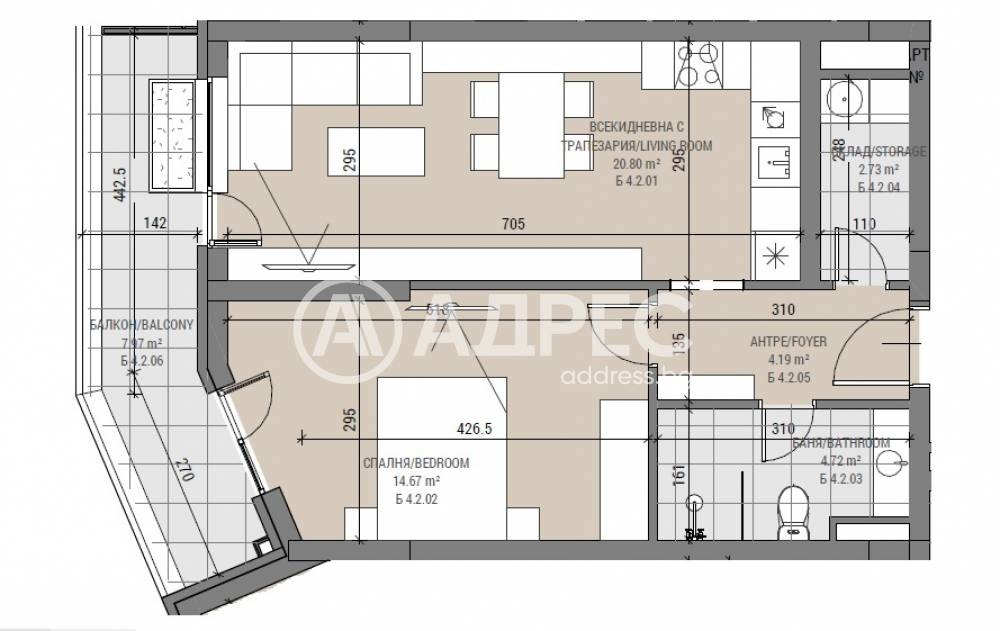 Продава 2-СТАЕН, гр. София, Овча купел