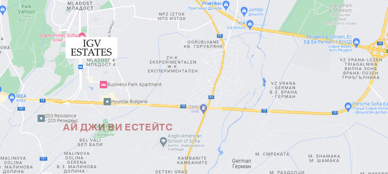 Продава ПАРЦЕЛ в град София, Горубляне - 26400 кв.м / При запитване, АЙ ДЖИ ВИ ЕСТЕЙТС