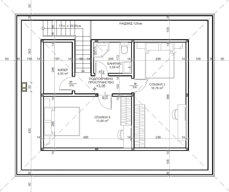 Продава  Къща област Варна , с. Приселци , 149 кв.м | 39563027 - изображение [17]