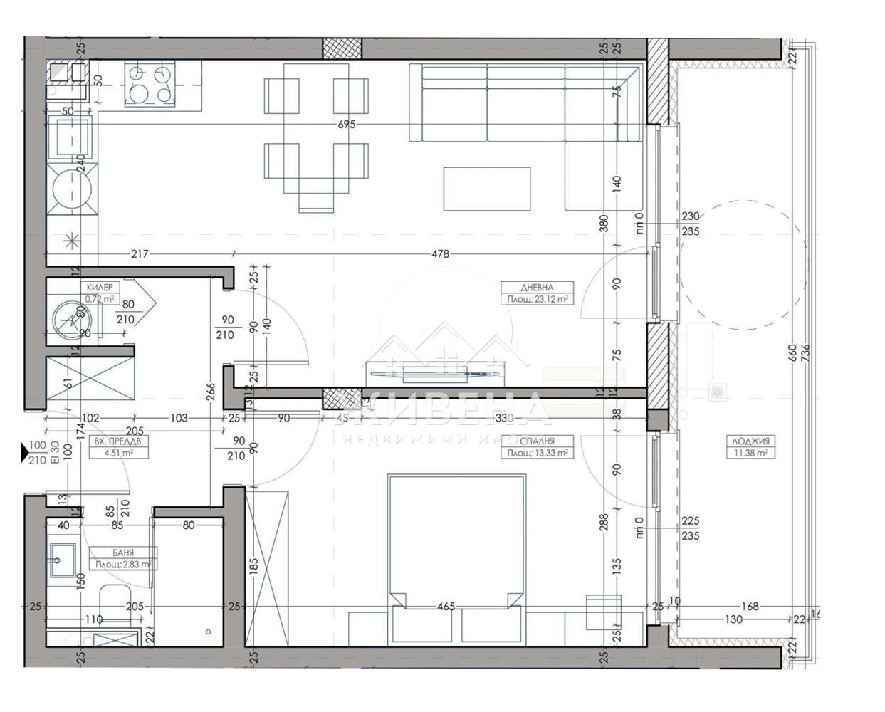 Продава 2-СТАЕН, гр. Варна, Владислав Варненчик 1, снимка 10 - Апартаменти - 55023743