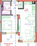 Продава  2-стаен град Бургас , Хоризонт , 65 кв.м | 59053261 - изображение [12]